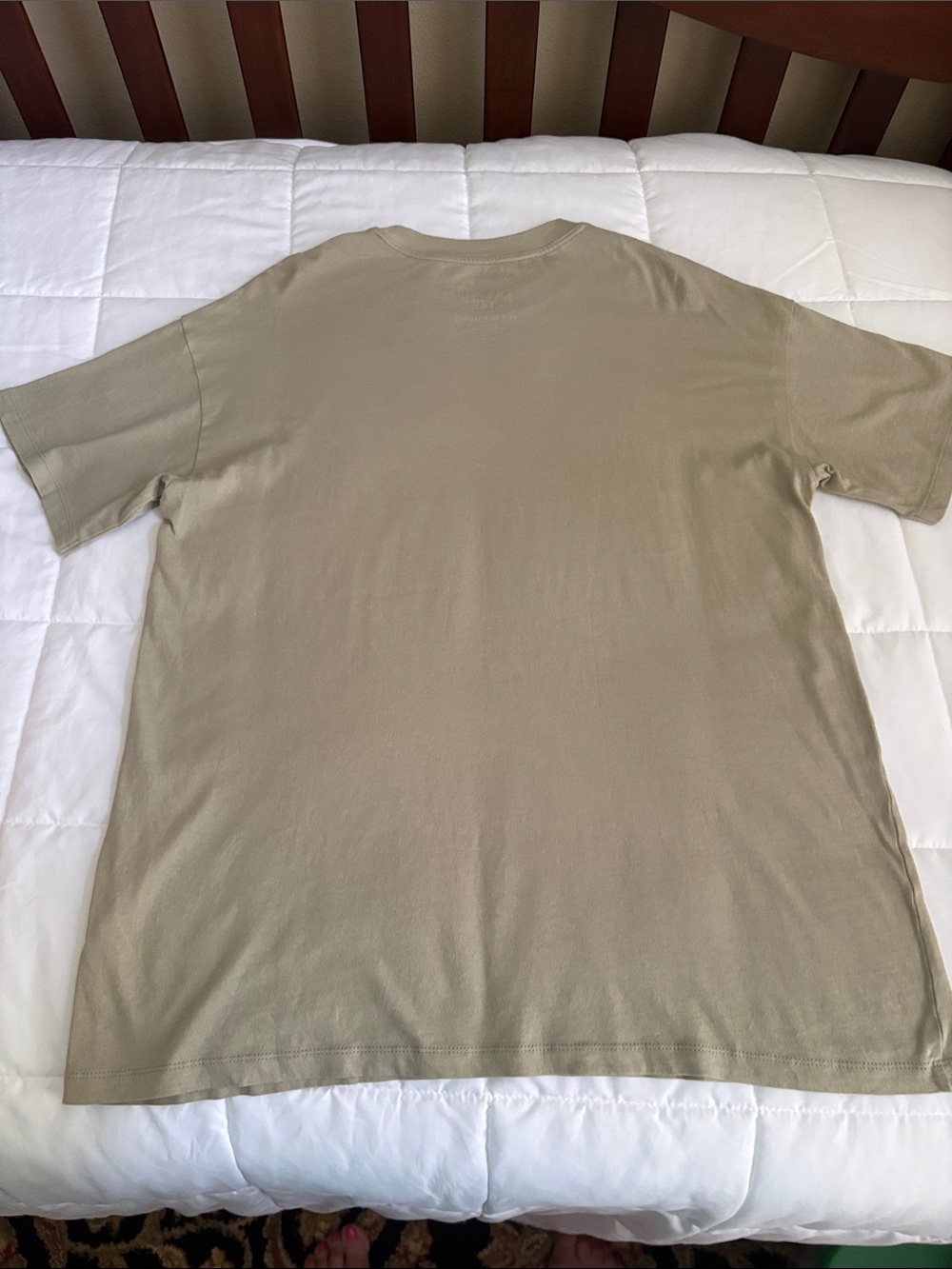 NIRVANA Olive Tee with Pink Smiley Logo oversized XS/S - Picture 4 of 4